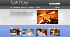 Desktop Screenshot of mintzlaw.com